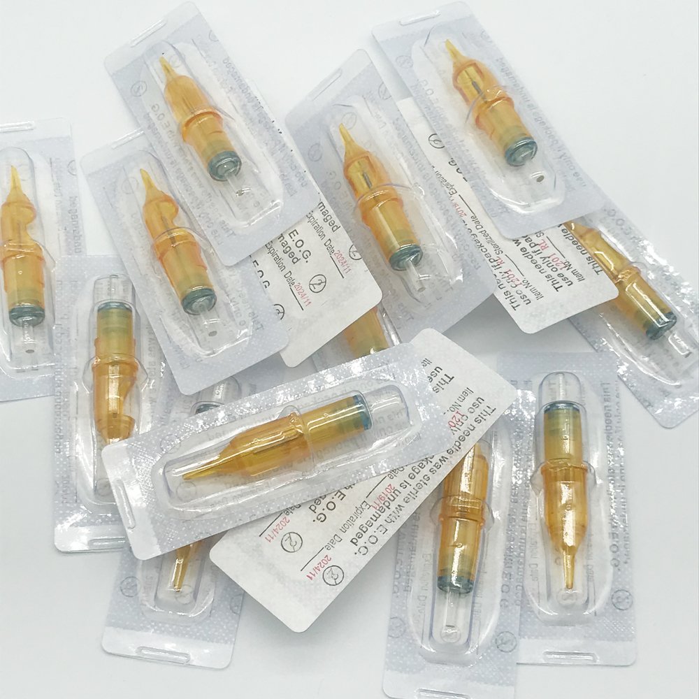 20pcs/box Disposable Tattoo Cartridge needle Professional Tattoo needles for permanent make-up & SMP rotary tattoo machine