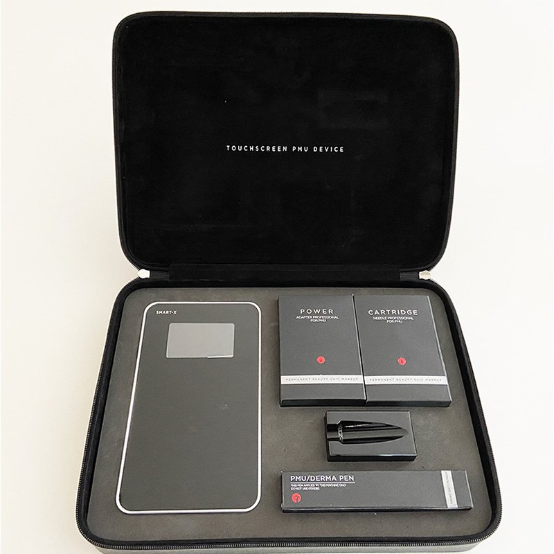 Famisoo Design Logo OEM For Scalp Full Package With Cartridge Needle Electric Auto wireless pmu machine permanent makeup