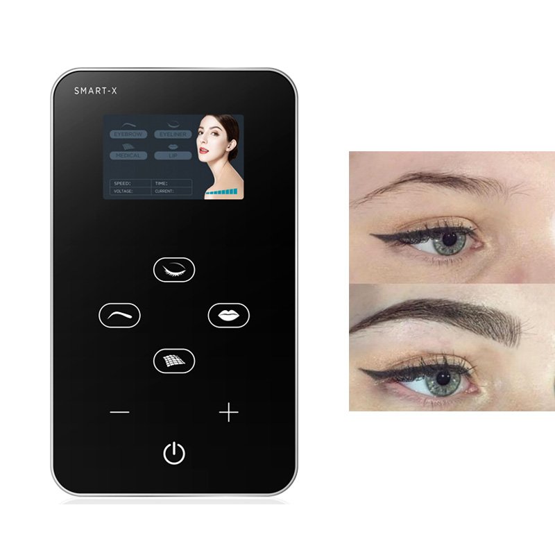 Famisoo Design Logo OEM For Scalp Full Package With Cartridge Needle Electric Auto wireless pmu machine permanent makeup