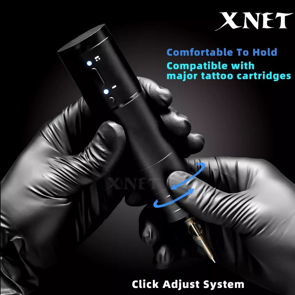 Wireless Rotary Tattoo Machine Pen XNET Elite Lithium Battery Tattoo Pen Professional Tattoo Gun For Body Art