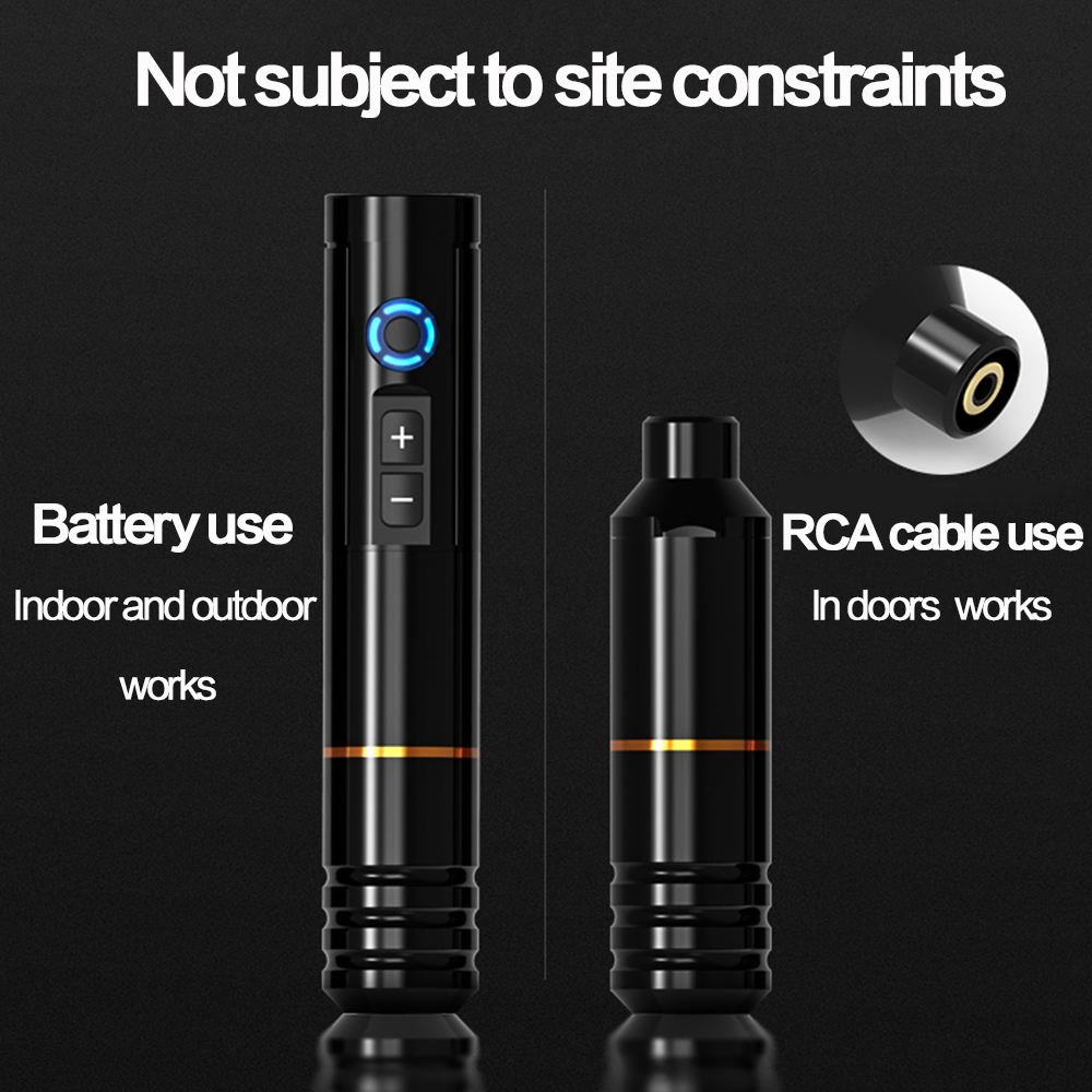 Ambition NINJA RS 3.5mm Stroke Professional Wireless Tattoo Machine Pen for Permanent Makeup Body Art