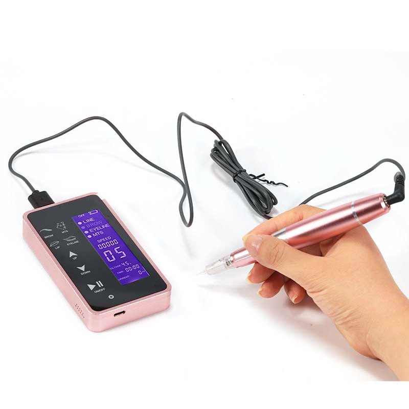 Accepted OEM Customized Digital Tattoo Machine Set Powerful Tattoo Panel Microblading Kit for academy