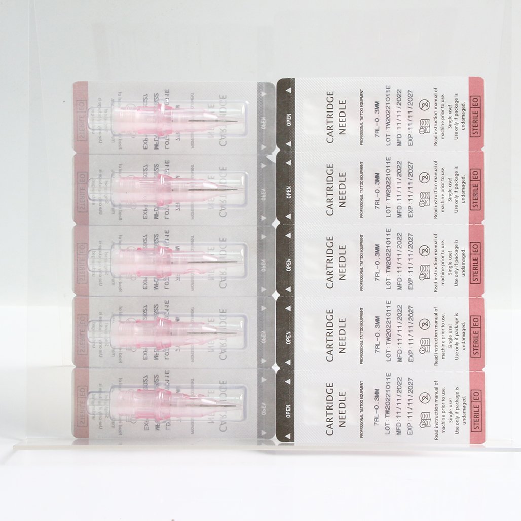 10pcs Disposable Tattoo Cartridge needle wholesale eyebrow membrane needle cartridge for tattoo gun permanent makeup machine