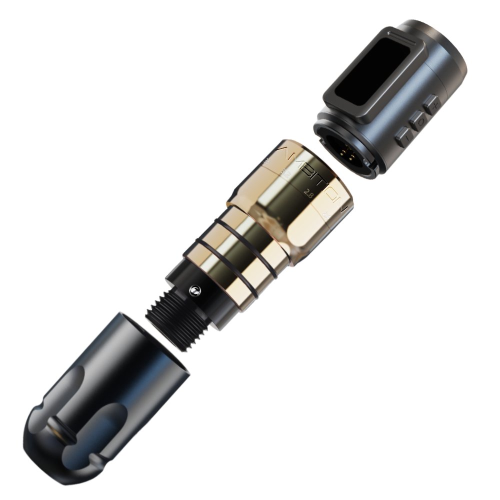 Ambition Digital Display Tattoo Machine Pen Adjustable Stroke Lithium Battery Tattoo Pen for Tattoo Artists