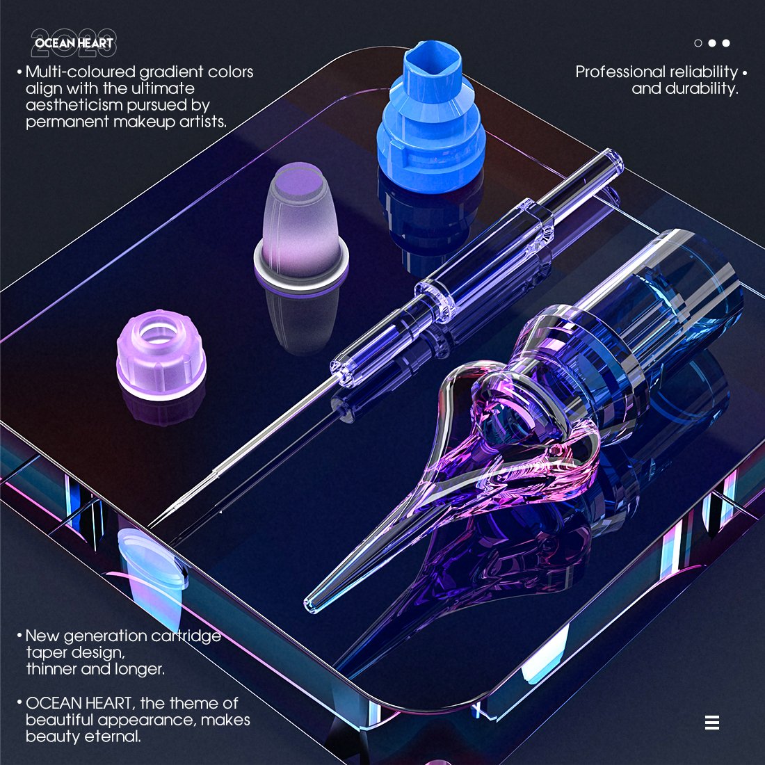 Mast Ocean Heart Aesthetic Design Disposable Tattoo Needle Cartridge Permanent Makeup