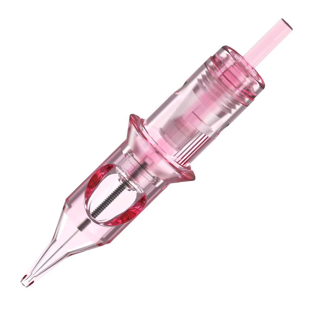 Universal 1R Needles Permanent Make Up Cartridge Supplies Beauty Studio Pink 0.25mm Permanent Makeup Machine Needle