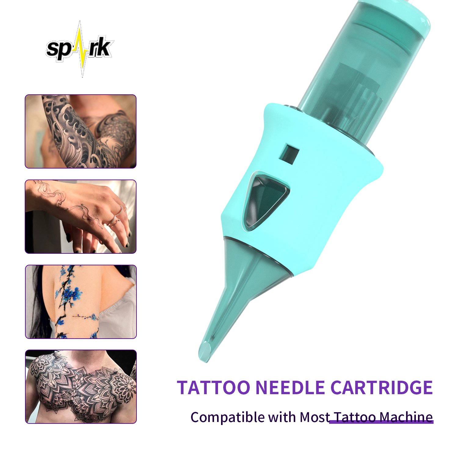 Spark Supplier Wholesale Custom PMU Silicone Professional Tattoo Cartridges Needle for Beauty Salon Using