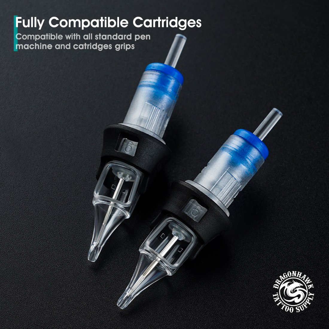 wholesale customized Disposable Tattoo Needles Cartridge 20pcs Tattoo Needles Cardridges With Finger Ledge For Tattoo Pen