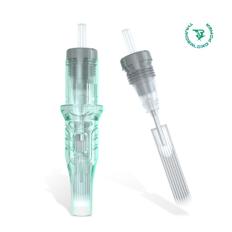 Perfect Resilience Body Tattoo Eyebrow Permanent Makeup Cartridge Needles With Membrane