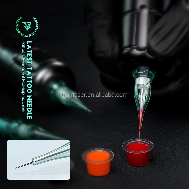 Perfect Resilience Body Tattoo Eyebrow Permanent Makeup Cartridge Needles With Membrane