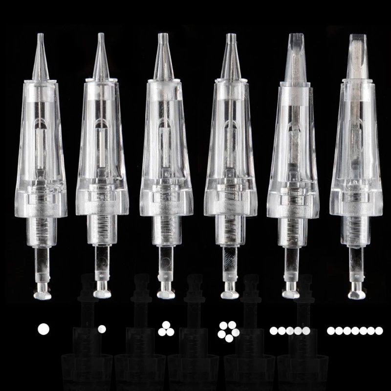 Disposable Tattoo Needle Cartridge for Makeup Tattoo Eyebrow 1R 3R 5R 3F 5F 7F Nano Square Nano Round Micro Permanent Makeup Nee