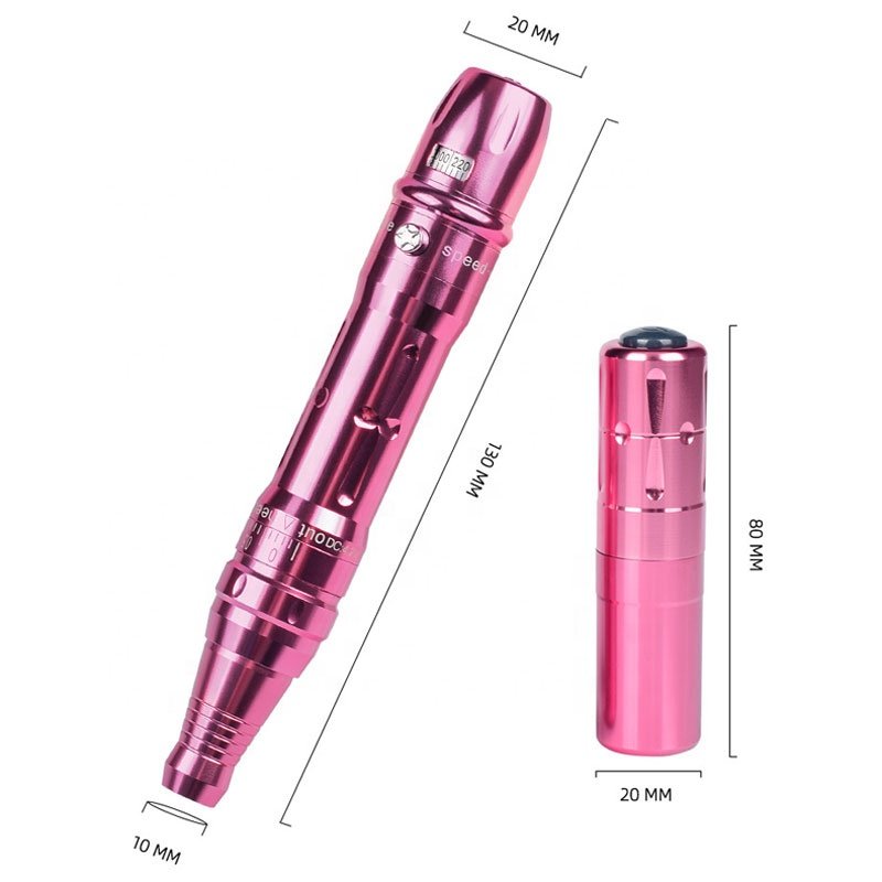 High Quality 2 Replaceable Batteries PMU Wireless Microblading Permanent Make Up Tattoo Integrated Embroidery Tattoo Machine