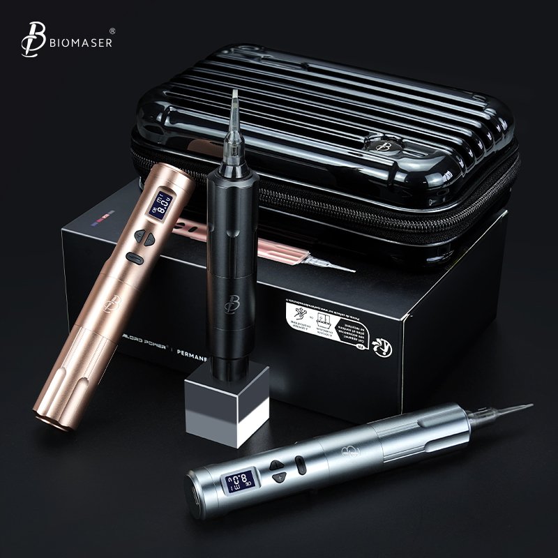 Original Factory Wireless Permanent Makeup Tattoo Machine Universal Needle Rotary Pen Eyebrow Tattoo Machine Kit for Body Art