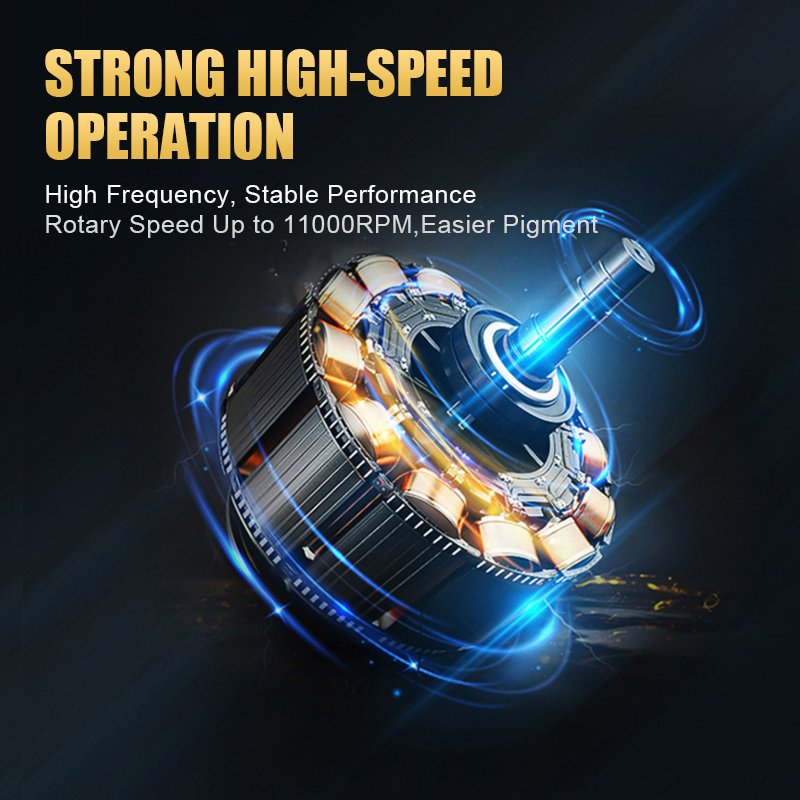 XJ Wireless PMU Machine High Speed Motor Eye Brow Tattoo Lips Permanent Makeup Tattoo Machine
