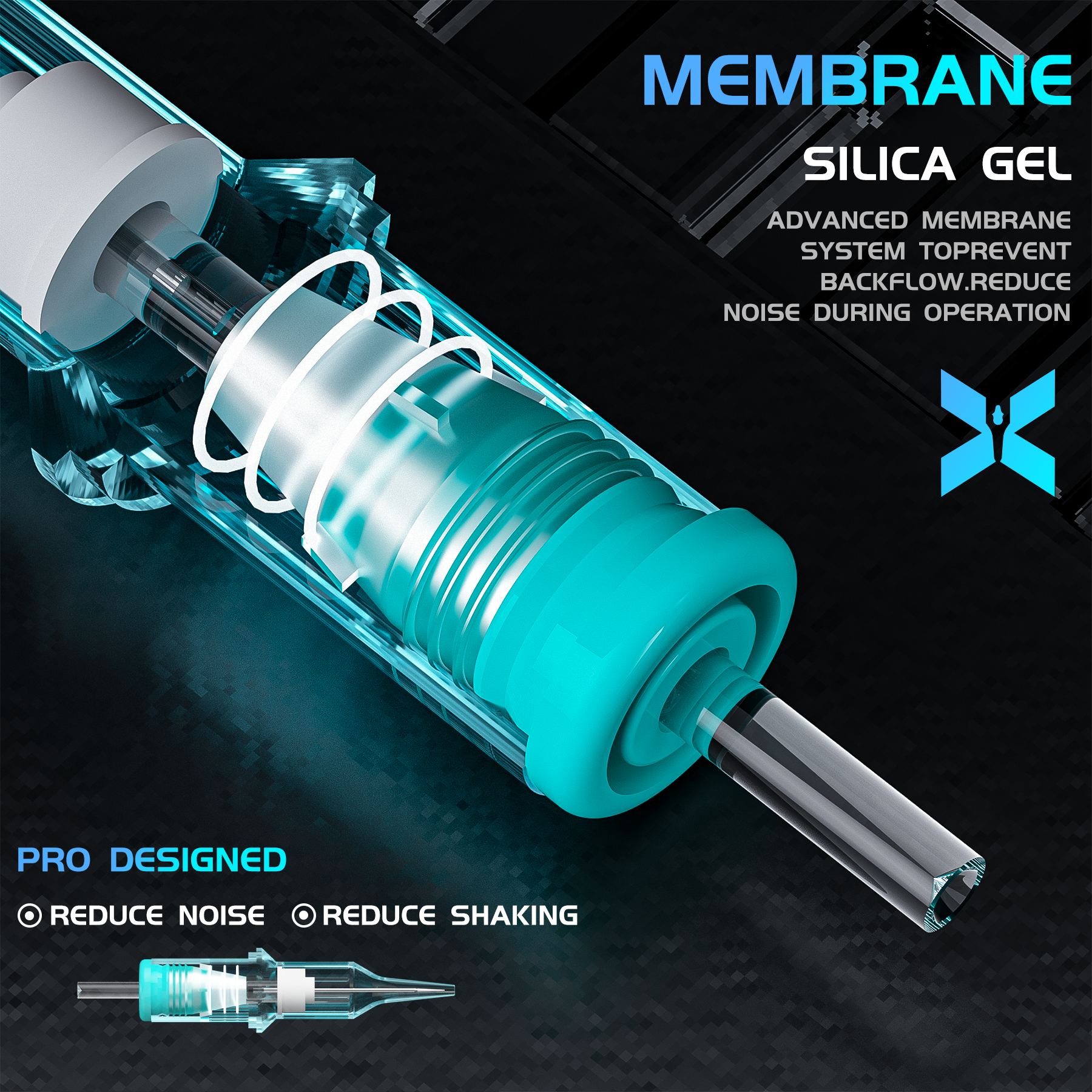 Professional Tattoo Cartridge Needle Tattoo Highly Cost Effective Cartridges Permanent Makeup Needle BRONC Tattoo Supplies