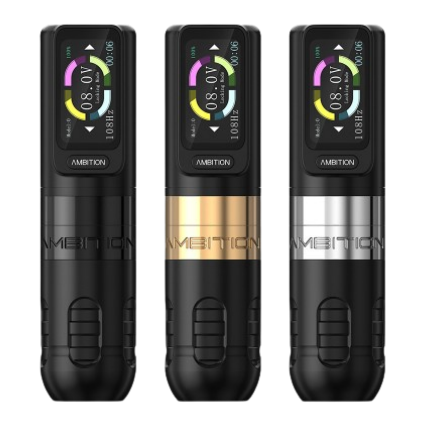 Ambition Official Manufacturer Professional Wireless Rotary Tattoo Pen Machine Gun for Tattoo Artist Body Art