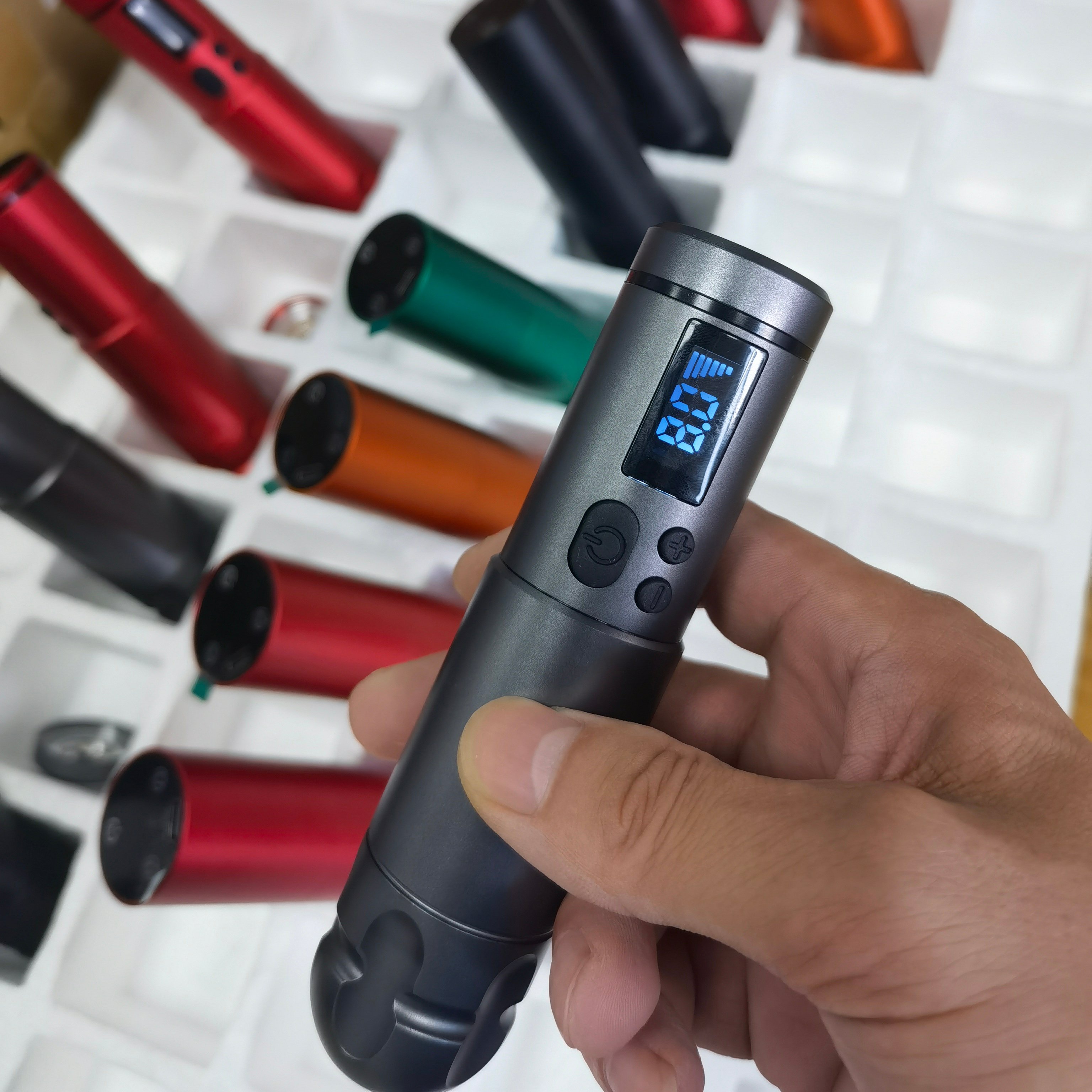 Factory hotsale wireless battery tattoo pen with RCA wireless permanent makeup tattoo pen OEM