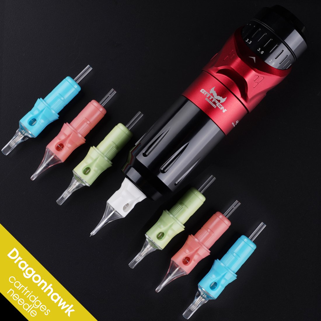 Wholesale DragonhawkLabs Mast Tattoo 0.35mm Magnum 3.5mm Taper Tattoo Cartridges Needles for Body Art