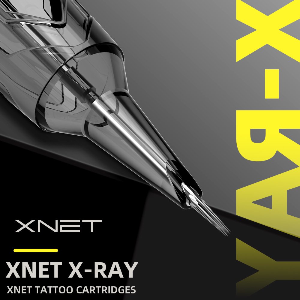XNET X-RAY Wholesale Custom 20pcs Premium RL Round Liner Tattoo Needle Cartridges for Tattoo Artists Permanent Makeup