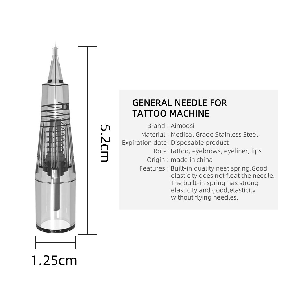 tattoo needle cartridgel Eyebrow Tattoo Needles Disposable Permanent Makeup Screw Cartridge Needles