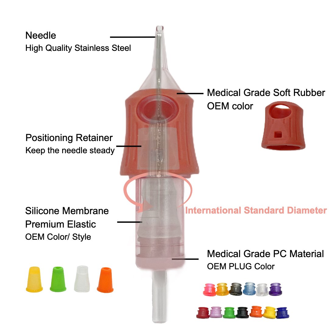 Source Factory Sale OEM Tattoo Needles Permanent Makeup Tattoo Cartridge Magnum Tattoo Cartridge Needle For Body Art/