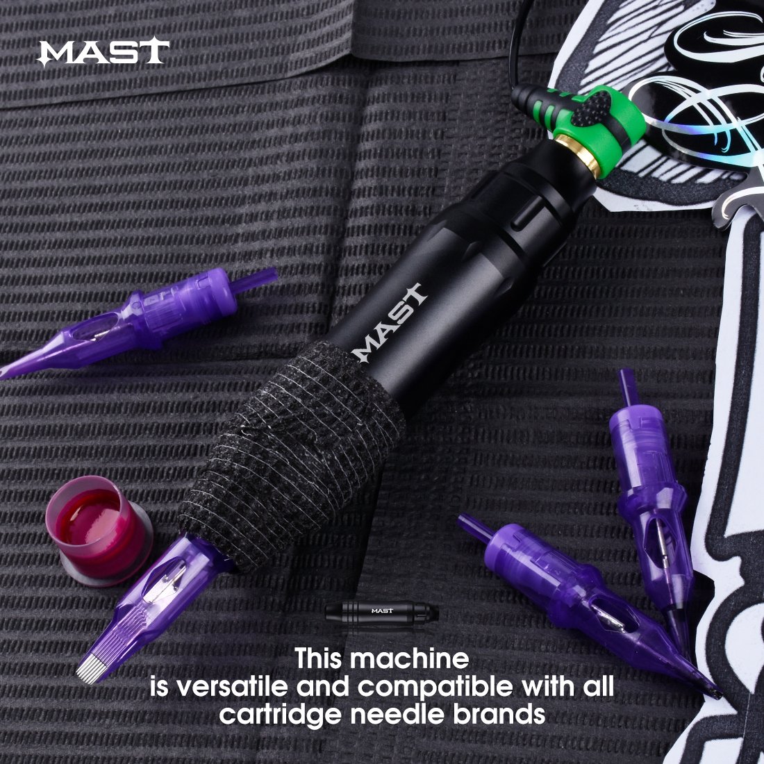 Mast P10 Ultra Rotary Tattoo Pen Machine Permanent makeup Cartridges Gun