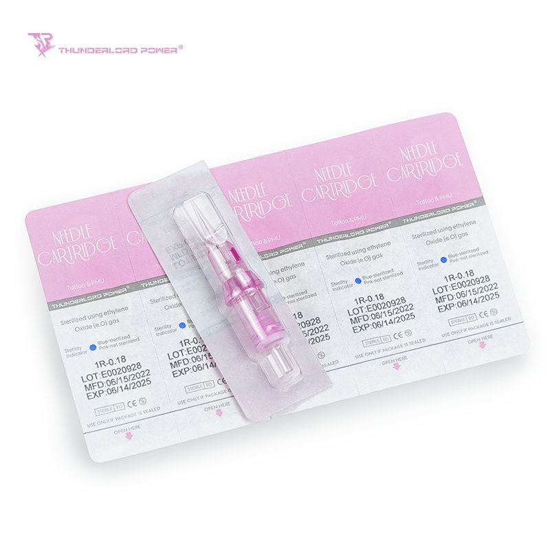 Permanent Makeup Cartridge Needles Disposable Permanent Makeup Tattoo Needles for Cordless Tattoo Machine for Ombre Powder Brows