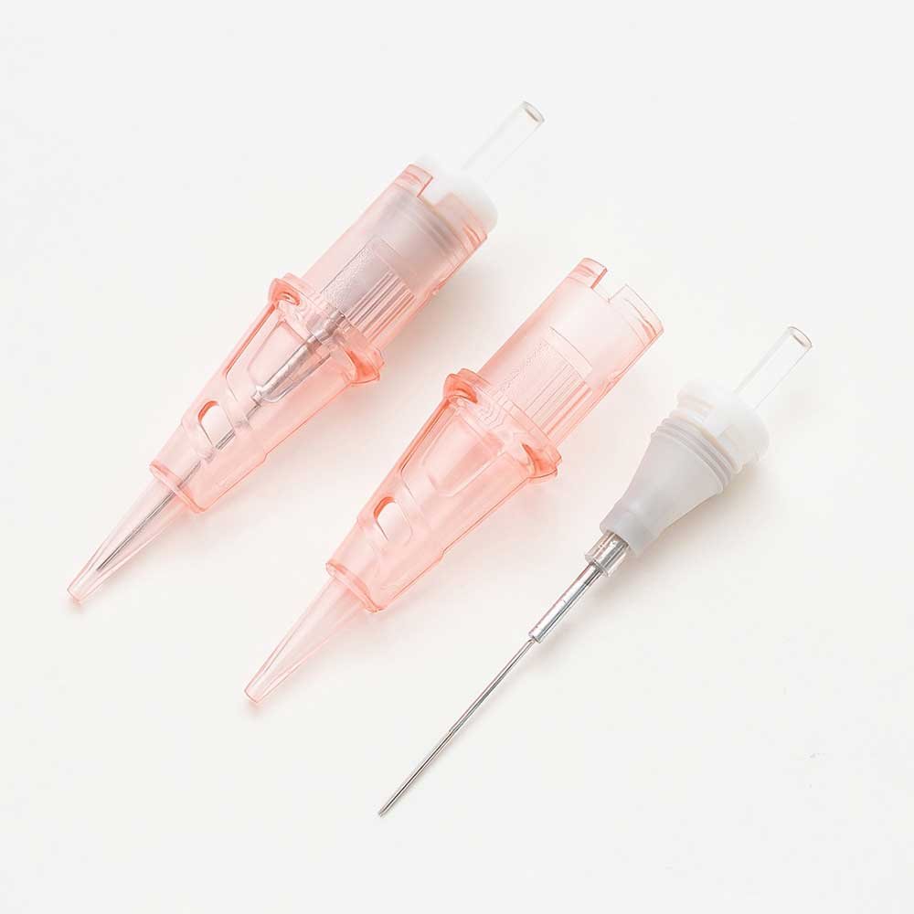 High Quality Wholesale Disposable Pink Permanent Makeup cartridge needles Tattoo SMP Cartridge Needles