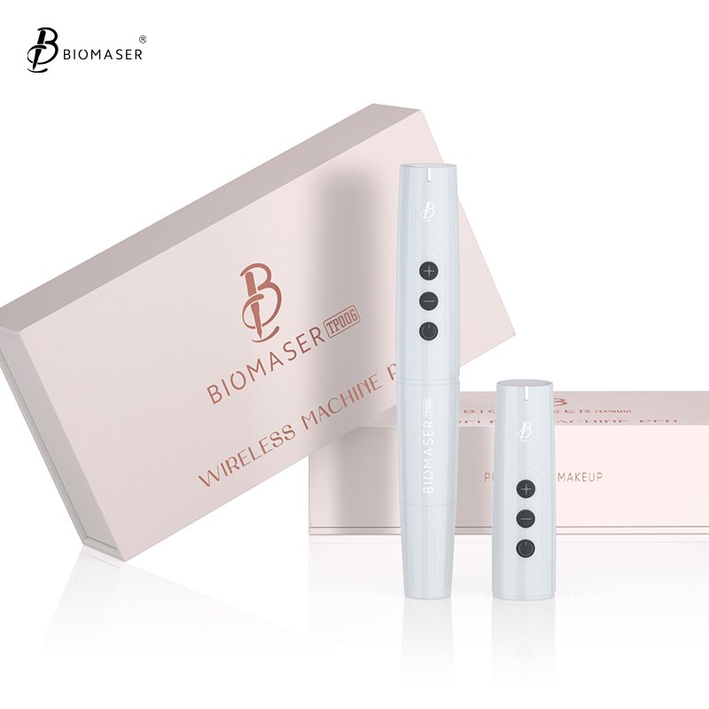 Biomaser TP006 wireless permanent makeup tattoo eyebrow microblading pen BMX dermografo micropigmentation tattoo machine
