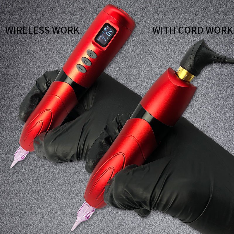 BRONC MAGIC Microblading Pen 12V Swiss Motor Wireless Tattoo Machine Permanent Makeup Machine Wireless PMU Machine for Body Art