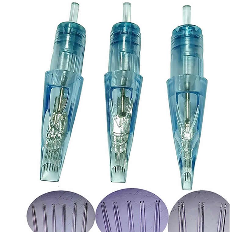 Permanent Makeup Needle With Tubes Cartridge Tattoo Needle 1203RL x5