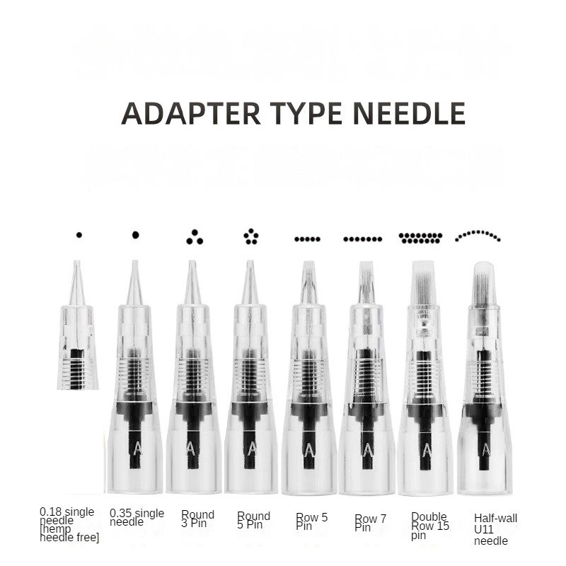 Professional Disposable Tattoo Cartridge Needle For Permanent Makeup Eyebrow Embroidery Microblading Machine Needles
