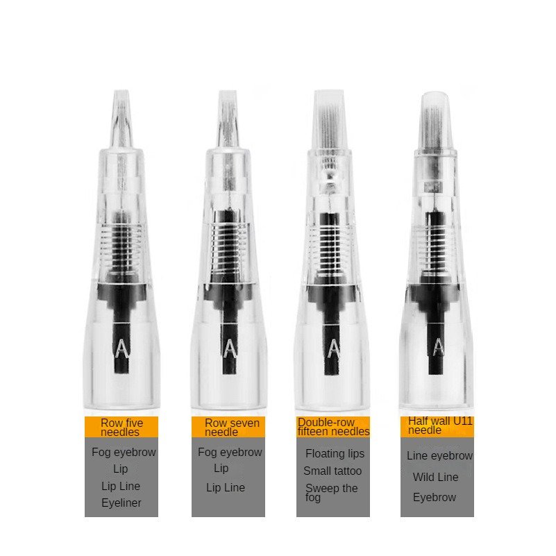 Professional Disposable Tattoo Cartridge Needle For Permanent Makeup Eyebrow Embroidery Microblading Machine Needles