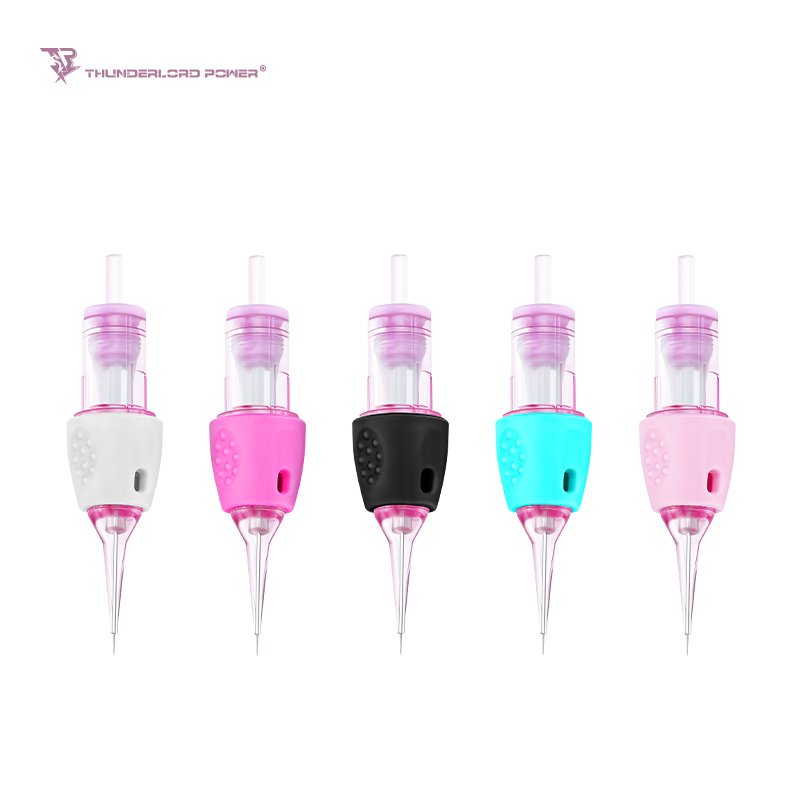 Biomaser Made Universal Permanent Makeup Needles Tattoo Cartridge Needle Premium Quality Thinner Tip Eyebrow Needles Silicone