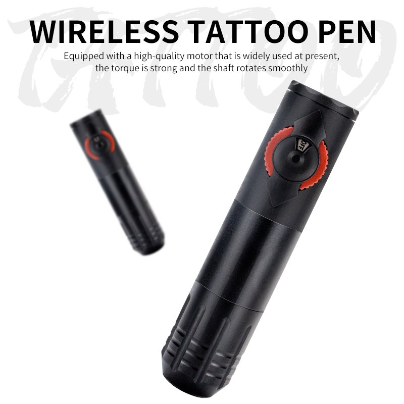 Wholesale Manufacturing Tattoo Pen And Gun Wireless Tattoo Machine kits Professional Black fashion pen machine