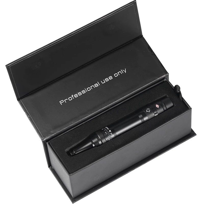 Black Silver Pink tattoo PUM machine gun pen from JIDRAGON factory