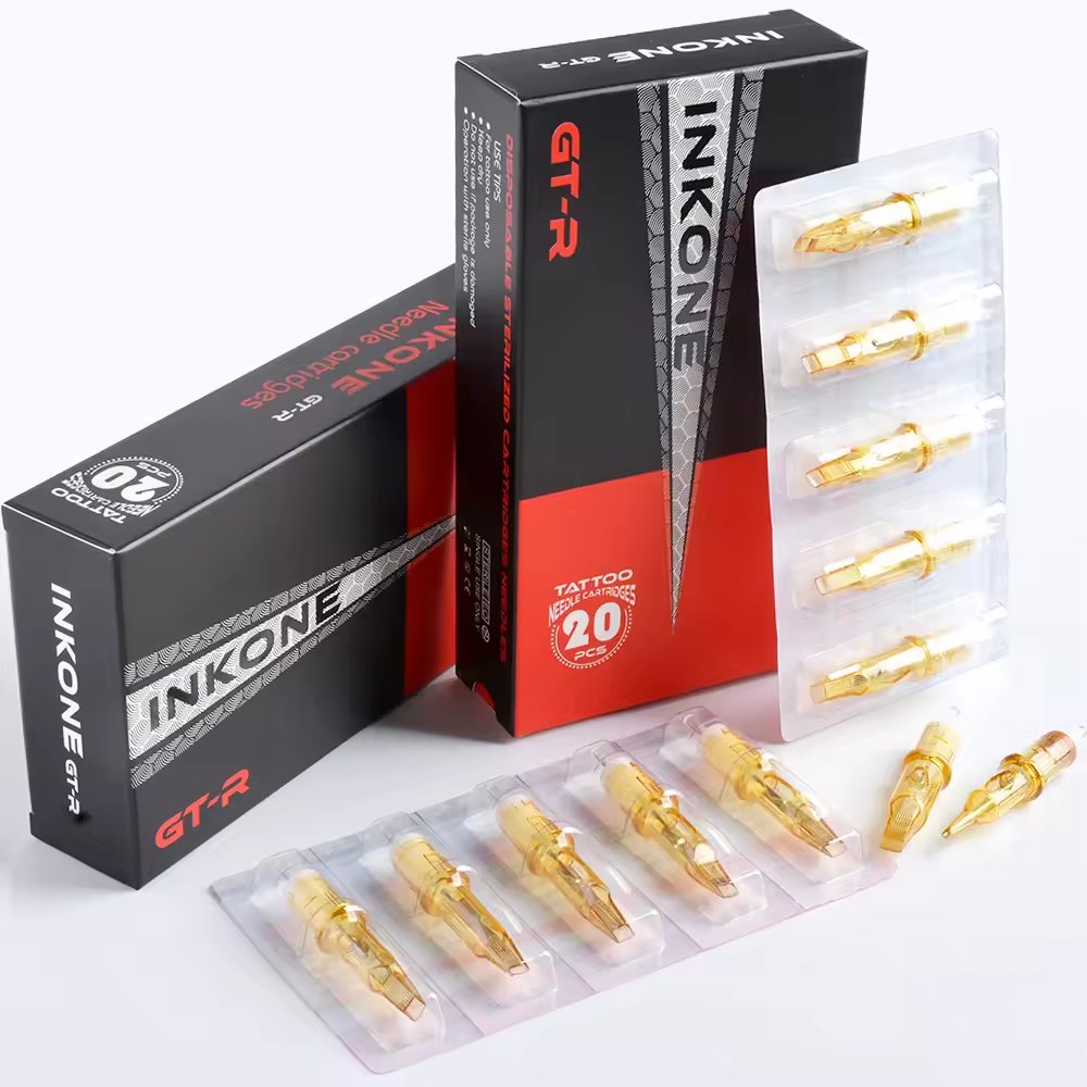 INKONE Tattoo Pen Cartridges Needle Eyebrow Microblading Tattoo Needle with R3 R5 F17 F14 permanent make up