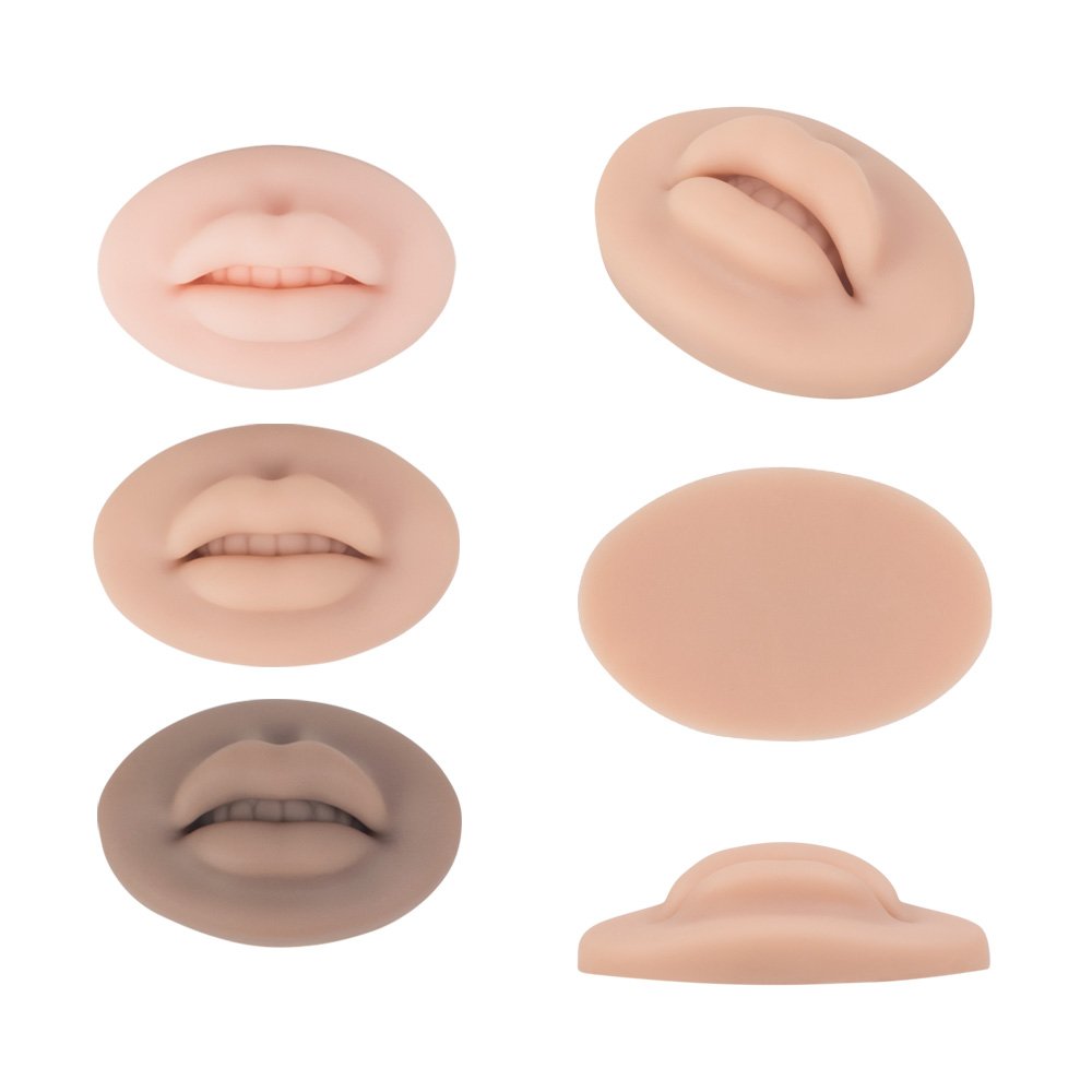 High Quality OEM Microblading supply,5D Silicone Practice Skin Lips for Permanent Makeup Tattoo Training