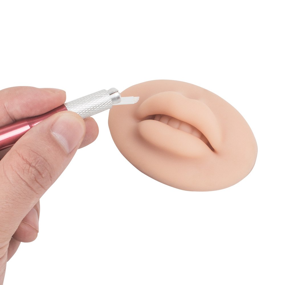 High Quality OEM Microblading supply,5D Silicone Practice Skin Lips for Permanent Makeup Tattoo Training