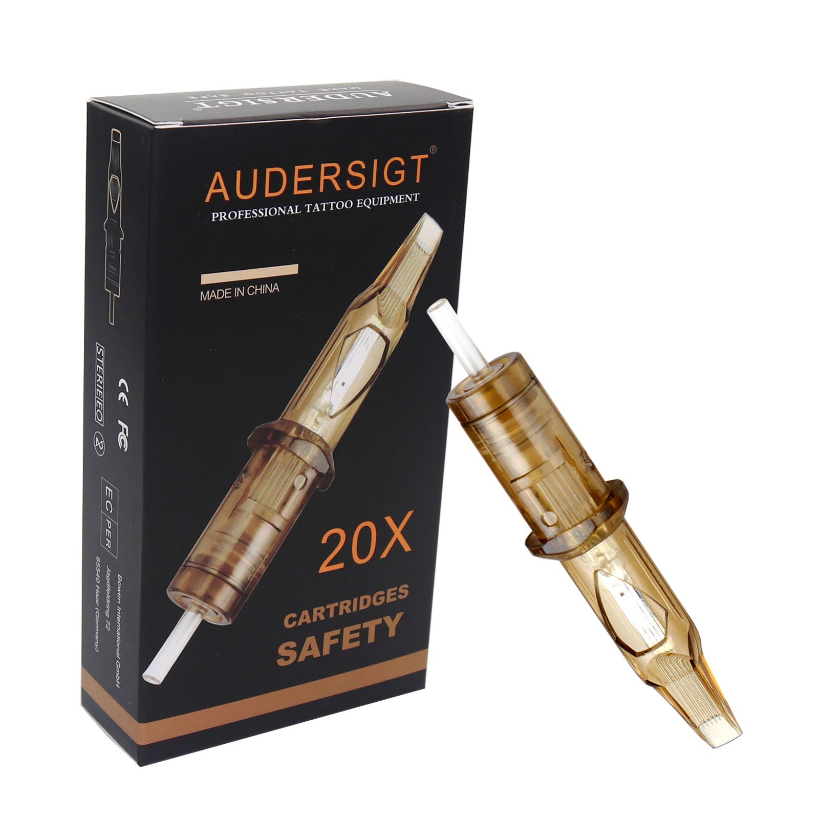 Kissure Tattoo Cartridge Needle Disposable Sterilized Safety Permanent Makeup Eyebrow Tattoo Supplies Tattoo Needle