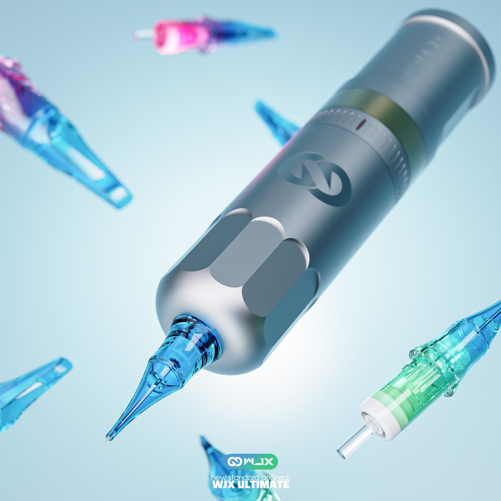 Wholesale WJX Ultimate 0.35mm Round Liner Disposable Makeup Tattoo Cartridge Needle for Body Art
