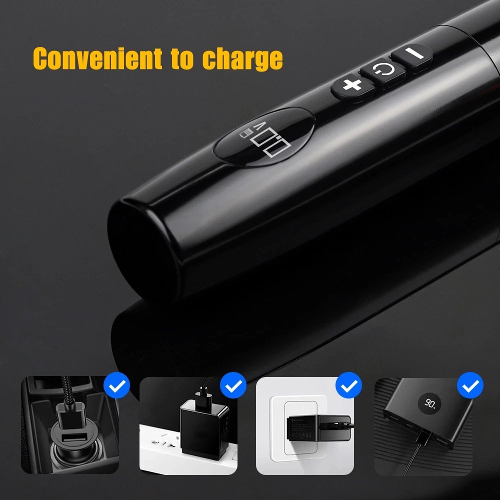 XNET 900mAh 3.5mm Stroke Eyebrow Lip Eyeline Wireless Rotary Tattoo Pen Machine for Permanent Makeup