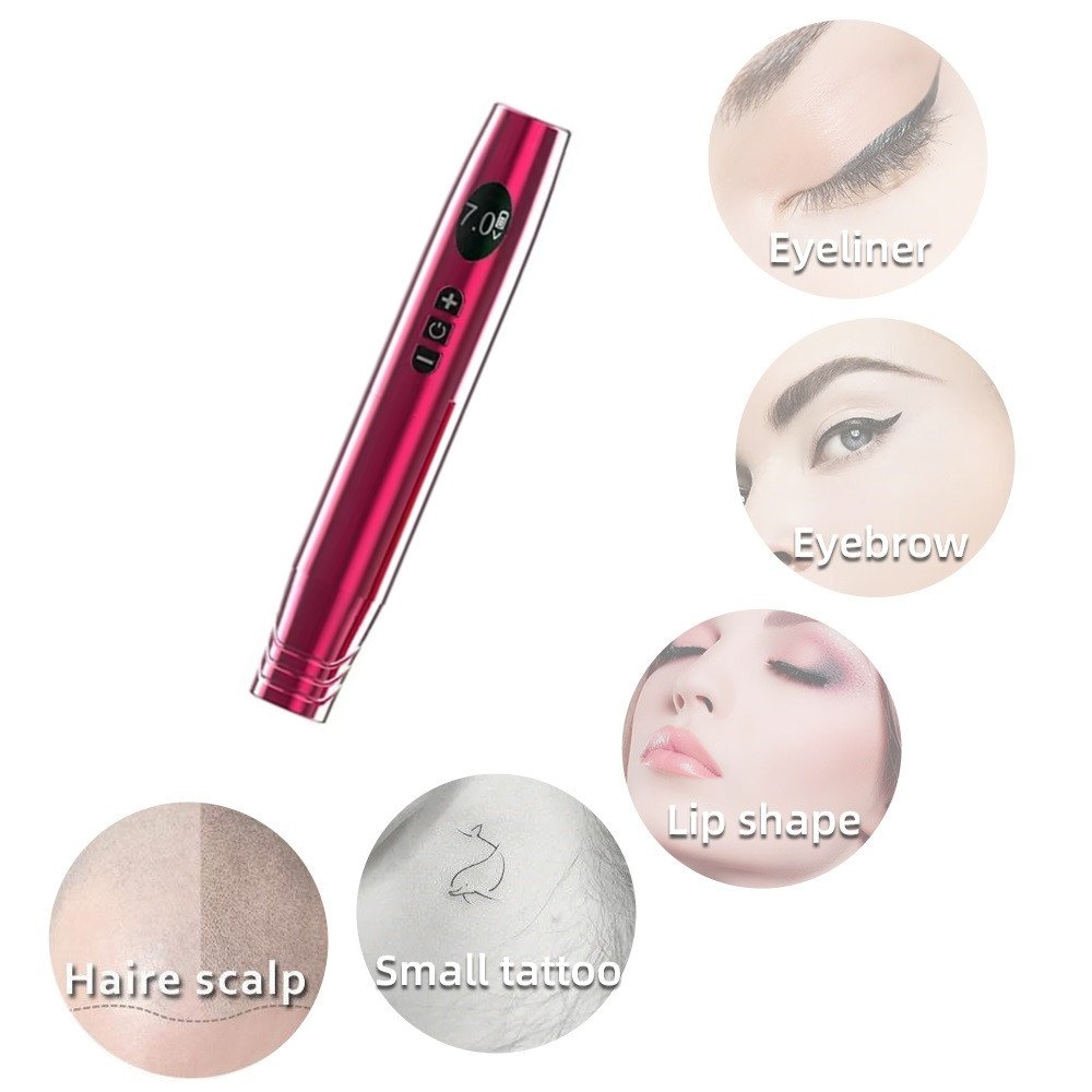 XNET 900mAh 3.5mm Stroke Eyebrow Lip Eyeline Wireless Rotary Tattoo Pen Machine for Permanent Makeup