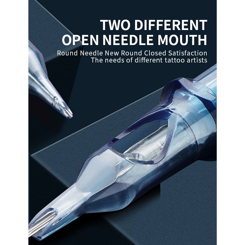 Permanent Makeup Cartridge Needles Pmu microblading needle cartridge Stainless Steel Tip 7r Tattoo Pen Machine A sober skin