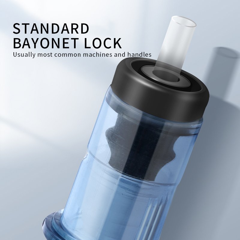 Permanent Makeup Cartridge Needles Pmu microblading needle cartridge Stainless Steel Tip 7r Tattoo Pen Machine A sober skin