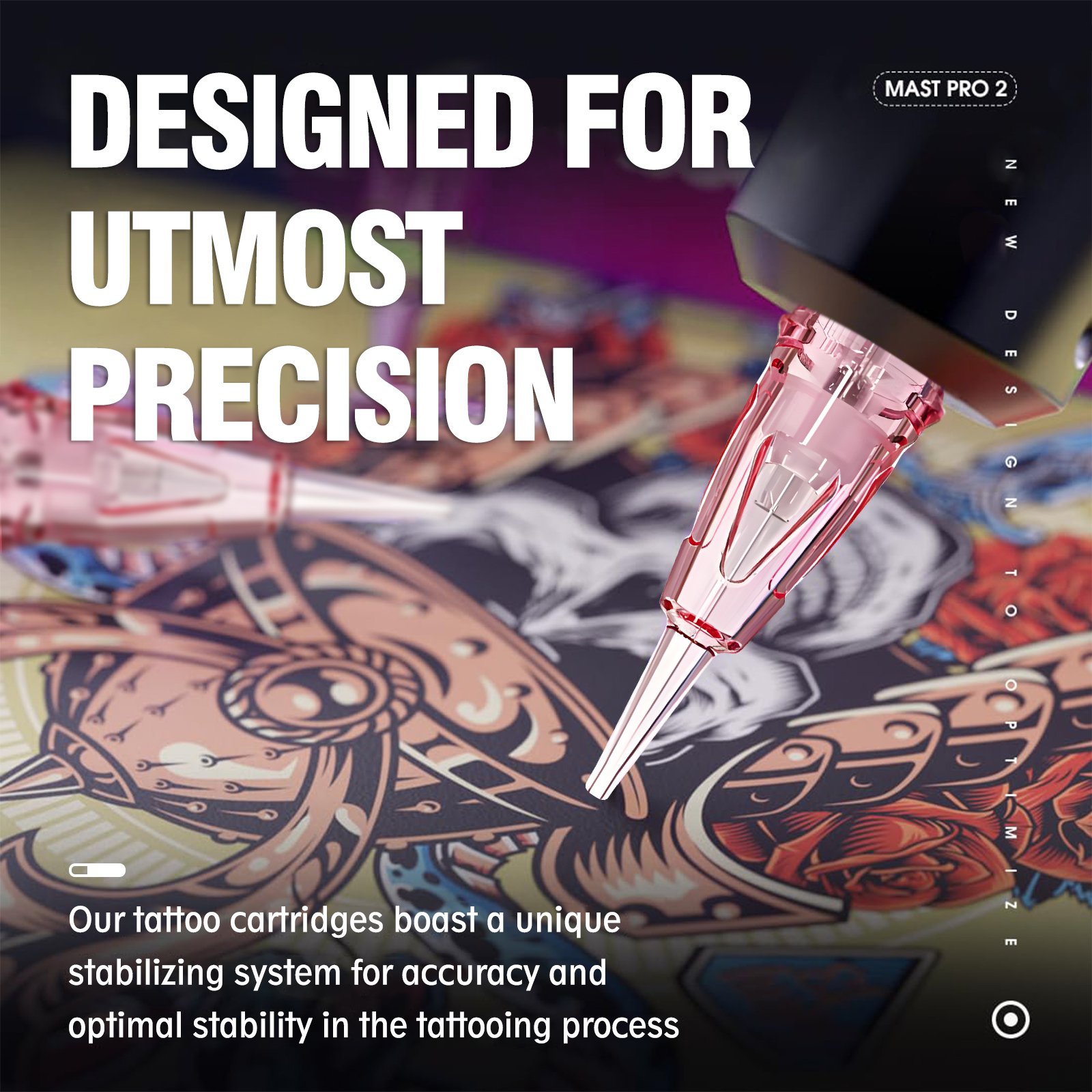 Tattoo Needle Factory Microblading Universal Cartridge Aerodynamics Hopper Nano Cartridges For Lips Brows Permanent Makeup