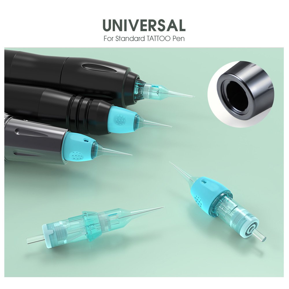 Green color Thunderlord Power universal tattoo cartridge permanent makeup needles with RL/RS/RM/CM tattoo needle cardridge