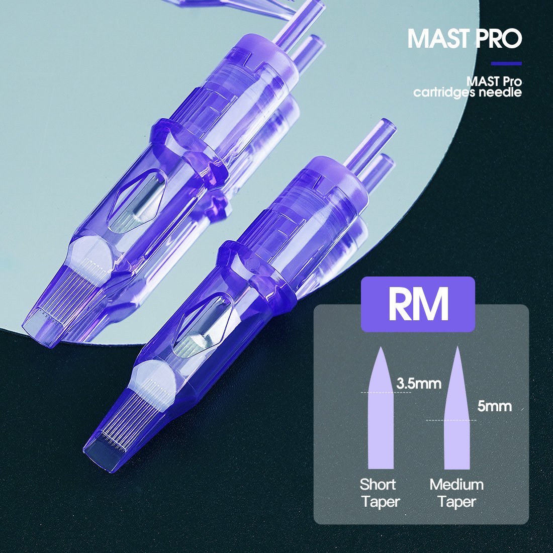 20pcs/box Mast Pro Disposable Plastic Cartridge Needles High Quality Tattoo Needles for Tattooing