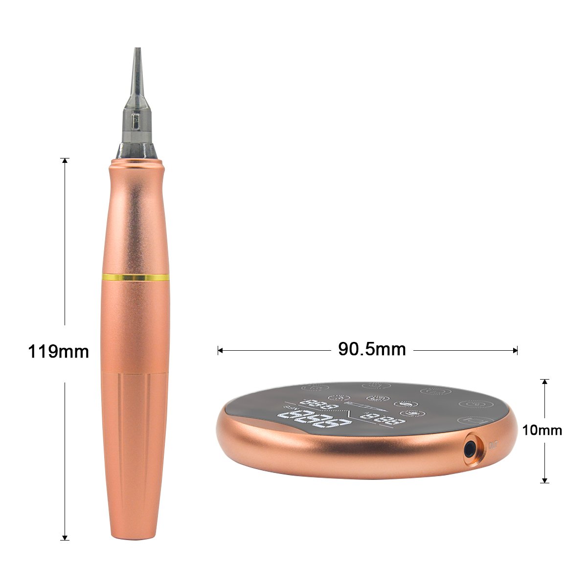 Professional Popular P90 Eyebrows Permanent Makeup Portable Round Rotary Pen Training Pmu Tattoo Machine Microblading Kit
