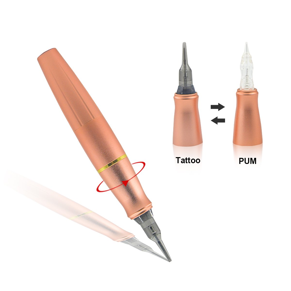 Professional Popular P90 Eyebrows Permanent Makeup Portable Round Rotary Pen Training Pmu Tattoo Machine Microblading Kit